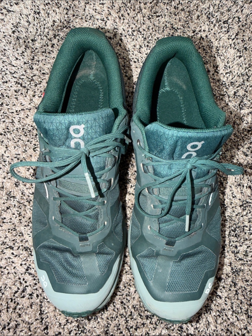 On Cloudventure Waterproof Green Trail Shoes Missiongrip Women’s Size 11 - Picture 3 of 8
